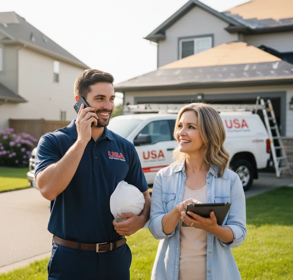 USA Roof Repair Experts customer support in Taos